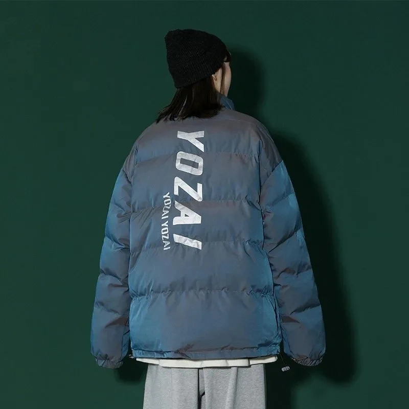 2022 New Student Cotton Coats Korean Loose Womens Winter Jackets Thicken Warm Down Cotton Parkas Casual Zipper Outwear Snow Coat