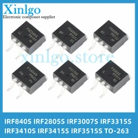 10pcslot transistors to 263 irf840s irf2805s irf3007s irf3315s irf3410s irf3415s irf3515s strlpbf