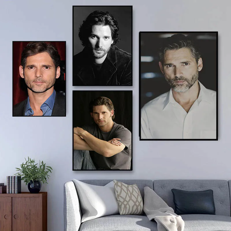 

Big Size Posters and Prints Eric Bana Paintings on the Wall Art Satin Pictures Home Wall Decoration Anime Room Decor