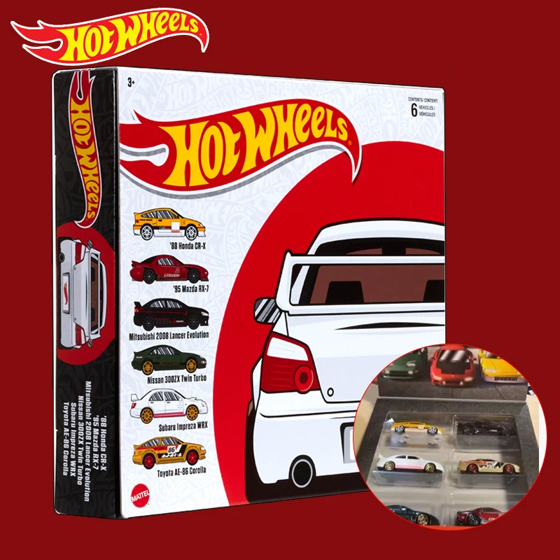 Original Hot Wheels Premium Car Diecast 1/64 Japan Classic Car Toyota Nissan Honda Kids Children Toys for Boys Birthday Gift