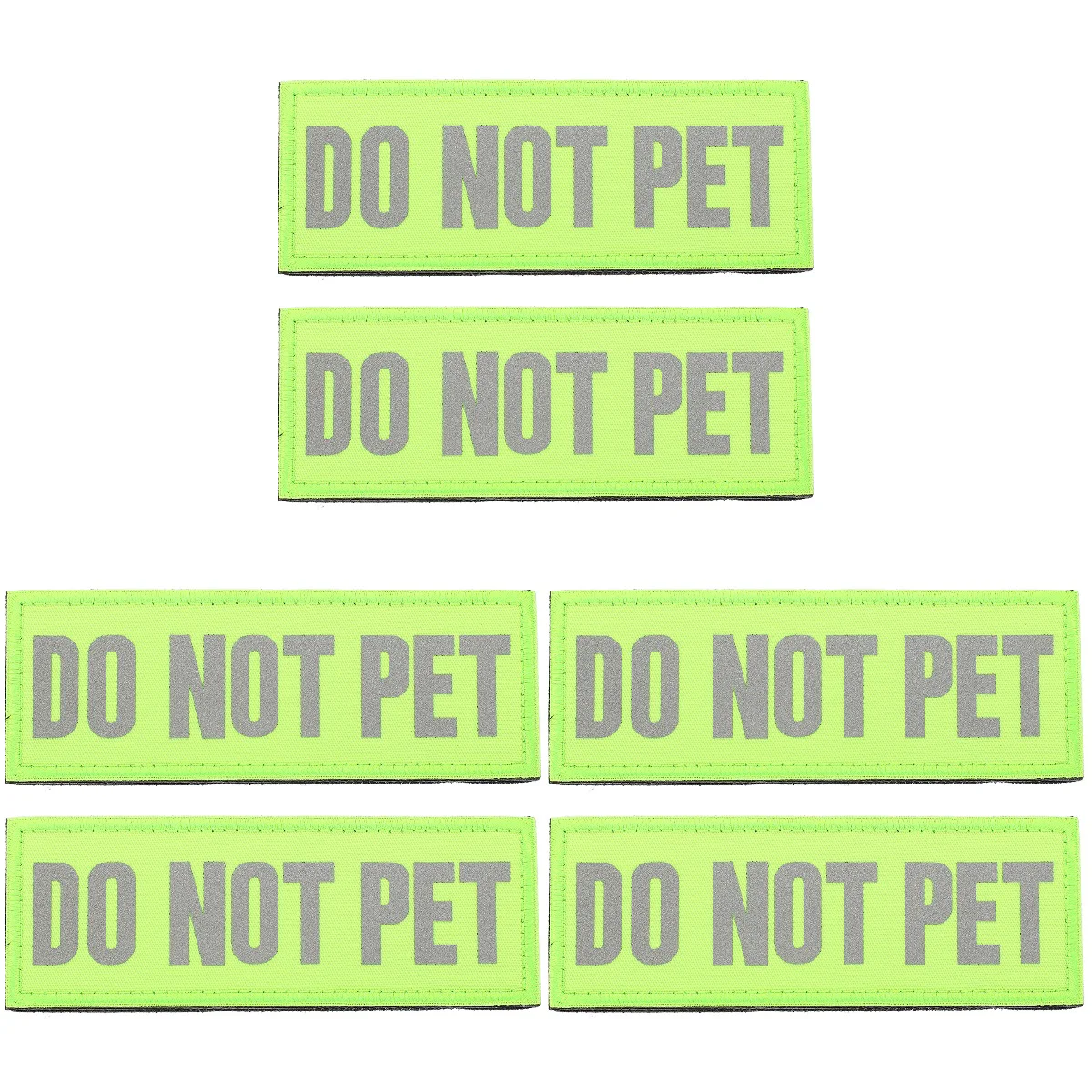 

Dog Patch Vestharness Harnesses Backpackssticker Service Puppy Collars Pet Animal Not Do Tag Halter Reflective Removable