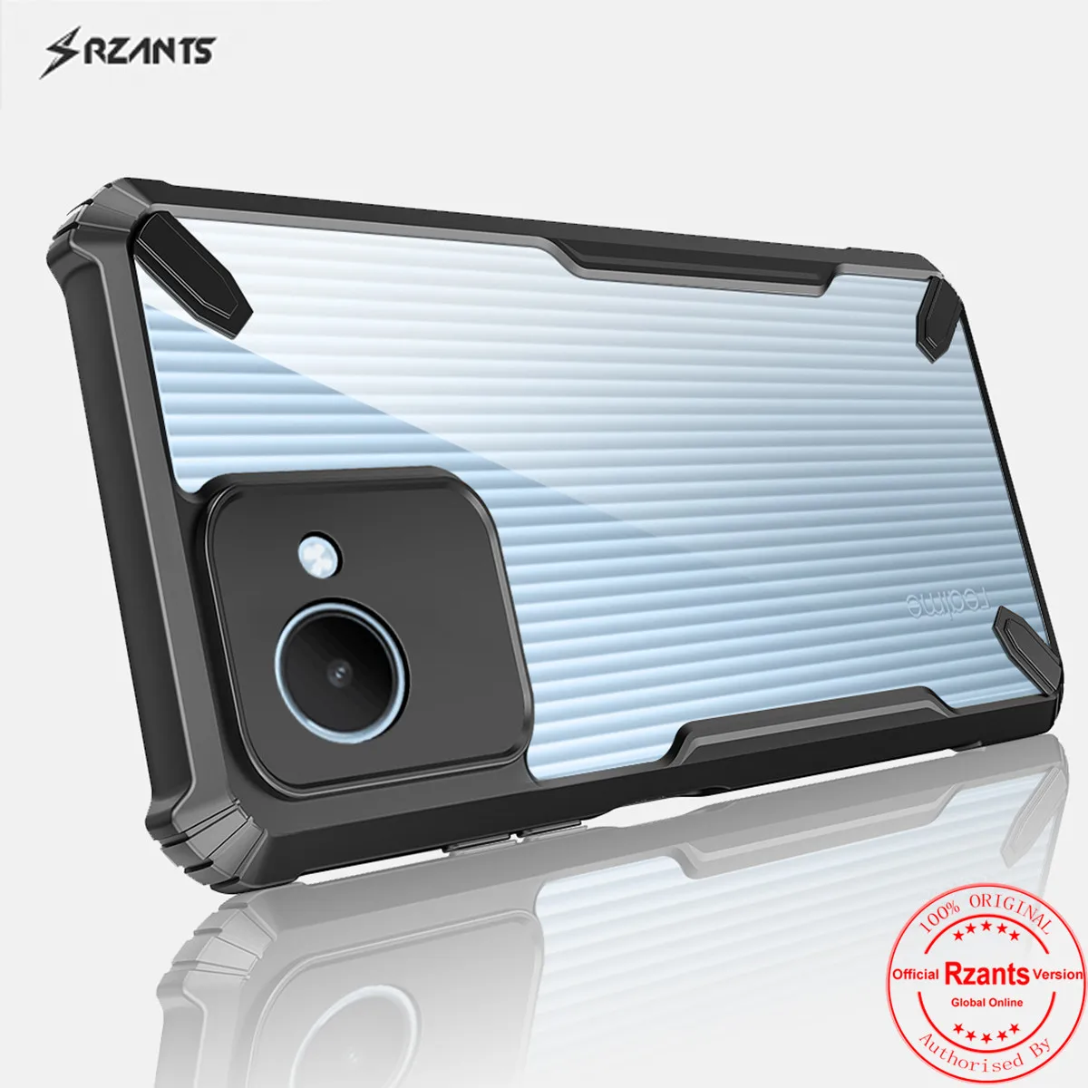 

Rzants For OPPO Realme C30 Case [Bull] Slim Cover Casing Camera Protection Small Hole Thin Shell