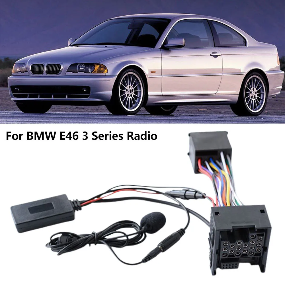 

Car Audio Cable Module Connector Kits Hot Sale 3 Series Radio Bluetooth 10 Pin Lossless AUX IN Audio Cable Adapter For BMW E46