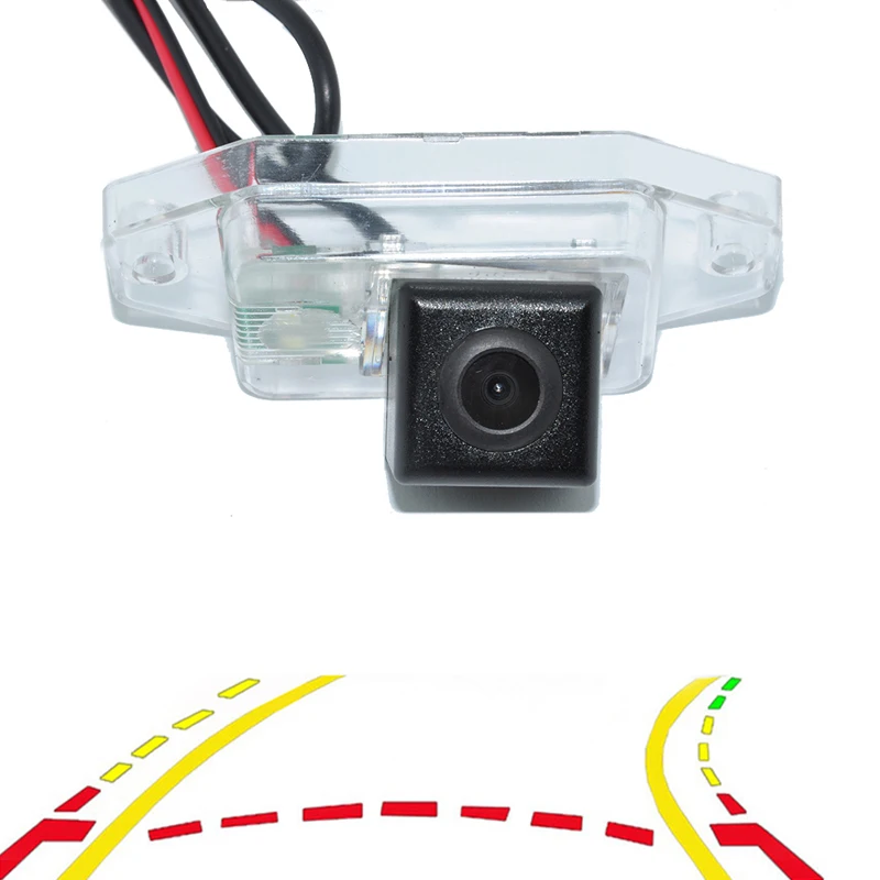 

Intelligent Dynamic Trajectory Tracks Car Rear View Reversing Backup Camera For Toyota Prado Land Cruiser 120 Parking Assistance
