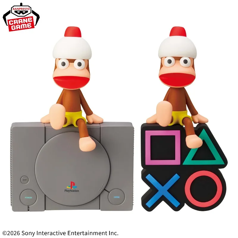 Фото В наличии Оригинальная коллекционная фигурка BANDAI BANPRESTO MONITOR TOP FIGZ Ape Escape 3 Pipo Saru, аниме-модель, игрушка, подарок WY №3