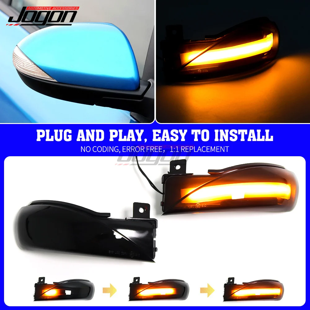 

For Mazda 3 BL Mazda 6 GH prefacelift Dynamic Indicators Side Mirror Turn Signal Light Car Sequential Blinker Lights