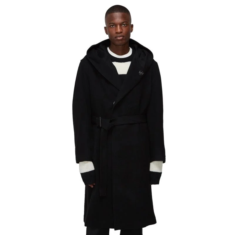 

wool Pure hooded coat thickened winter clothes wizard hat coat