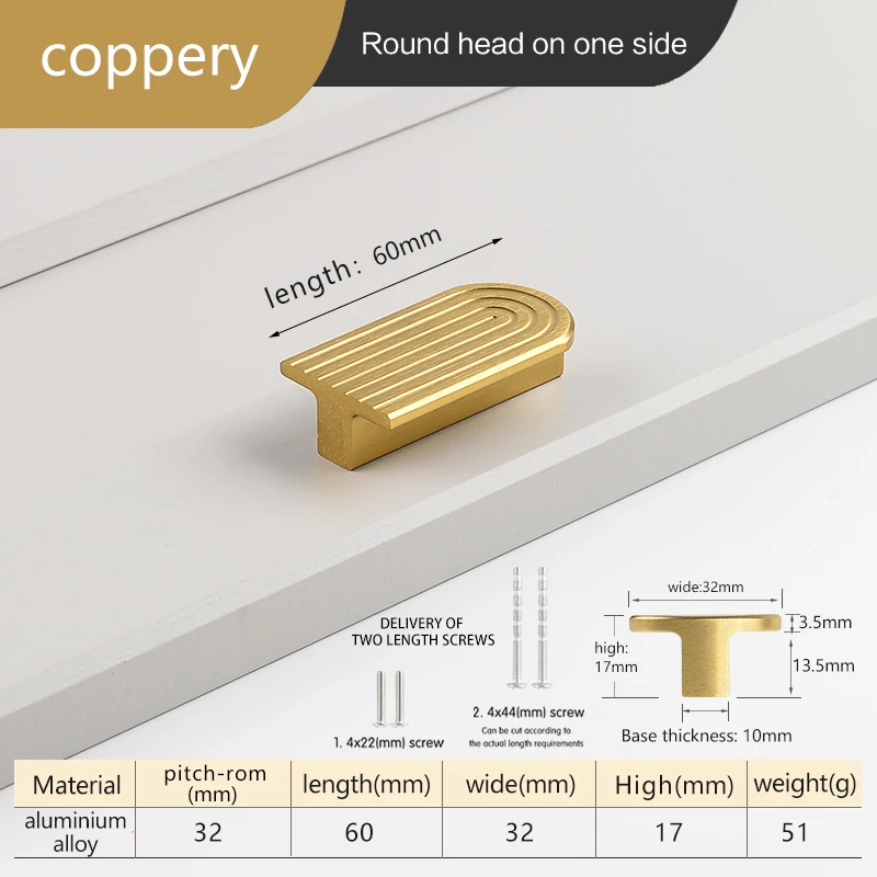 

Ручки для шкафов TOPNIKE черные из алюминия