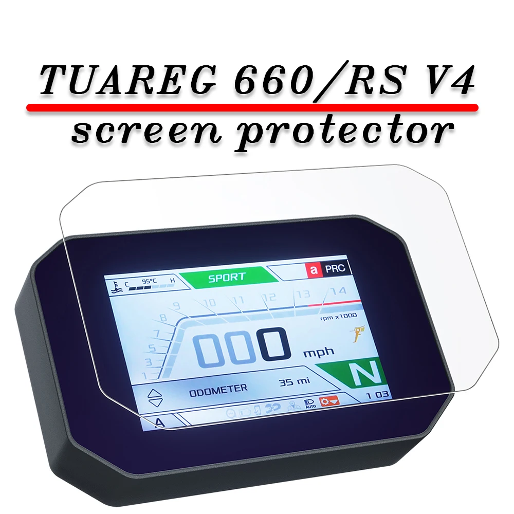 

Tuareg 660 Dashboard Protection Film For Aprilia RSV4 Tuono V4 2021-2023 Motorcycle Scratch Cluster Screen Instrument Film