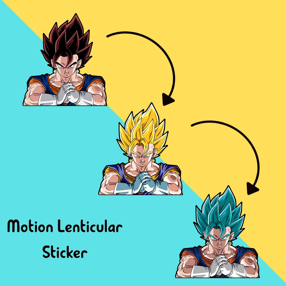 

Vegetto Motion Sticker DBZ Anime Stickers Waterproof Decals