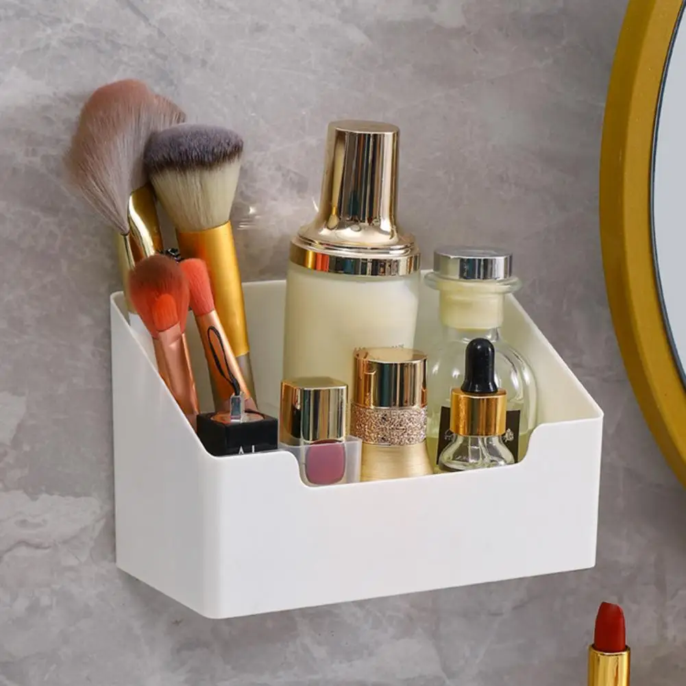 

Sturdy Save Space Waterproof Makeup Container Bathroom Storage Shelf Anti-slip Bathroom Storage Shelf Bathroom Supplies