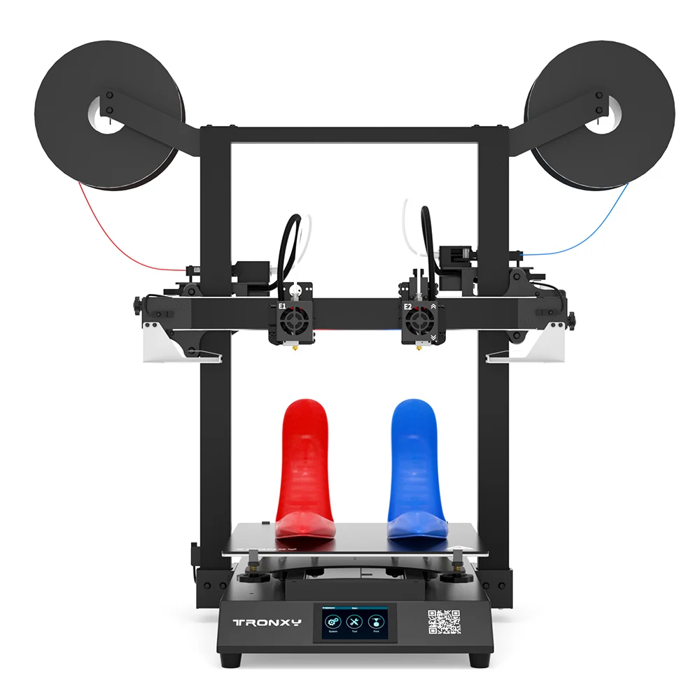 

Tronxy GEMINI S IDEX Independent Dual Extruder 3D Printer Multicolor 2 color 2 Head Large FDM 3D mirror copy Printing Machine