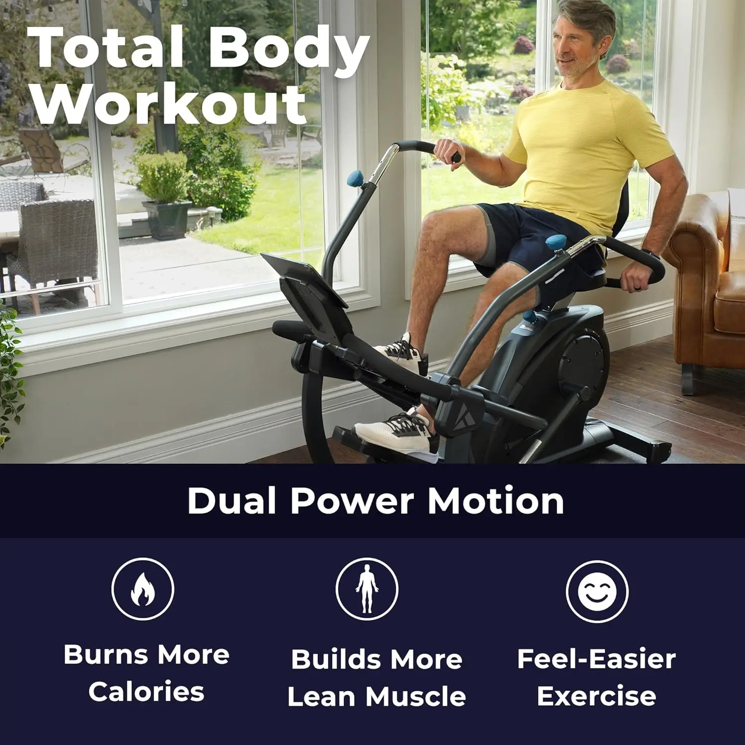Stepper Recumbent Cross Trainer — нулевые ударные упражнения физиотерапия технология ствола