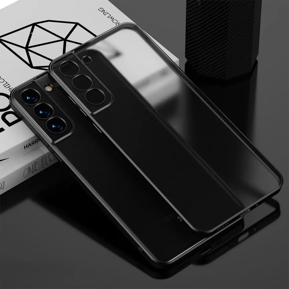 

Luxury Plating Case For Samsung Galaxy S22 S21 S23 Ultra S21 Plus Case Transparent Electroplated Cover For Samsung Galaxy S21 FE