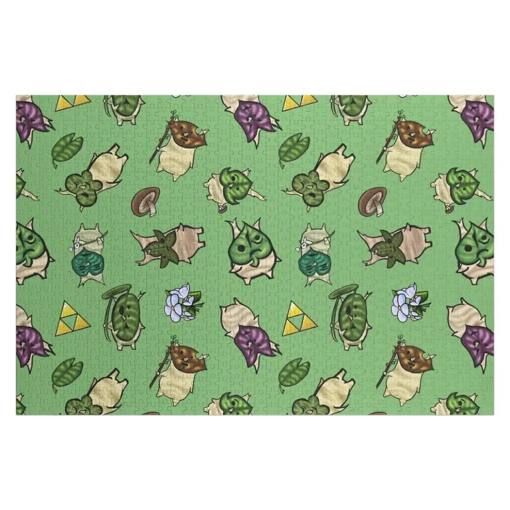 Деревянная головоломка Korok 300 деталей светлого зеленого цвета