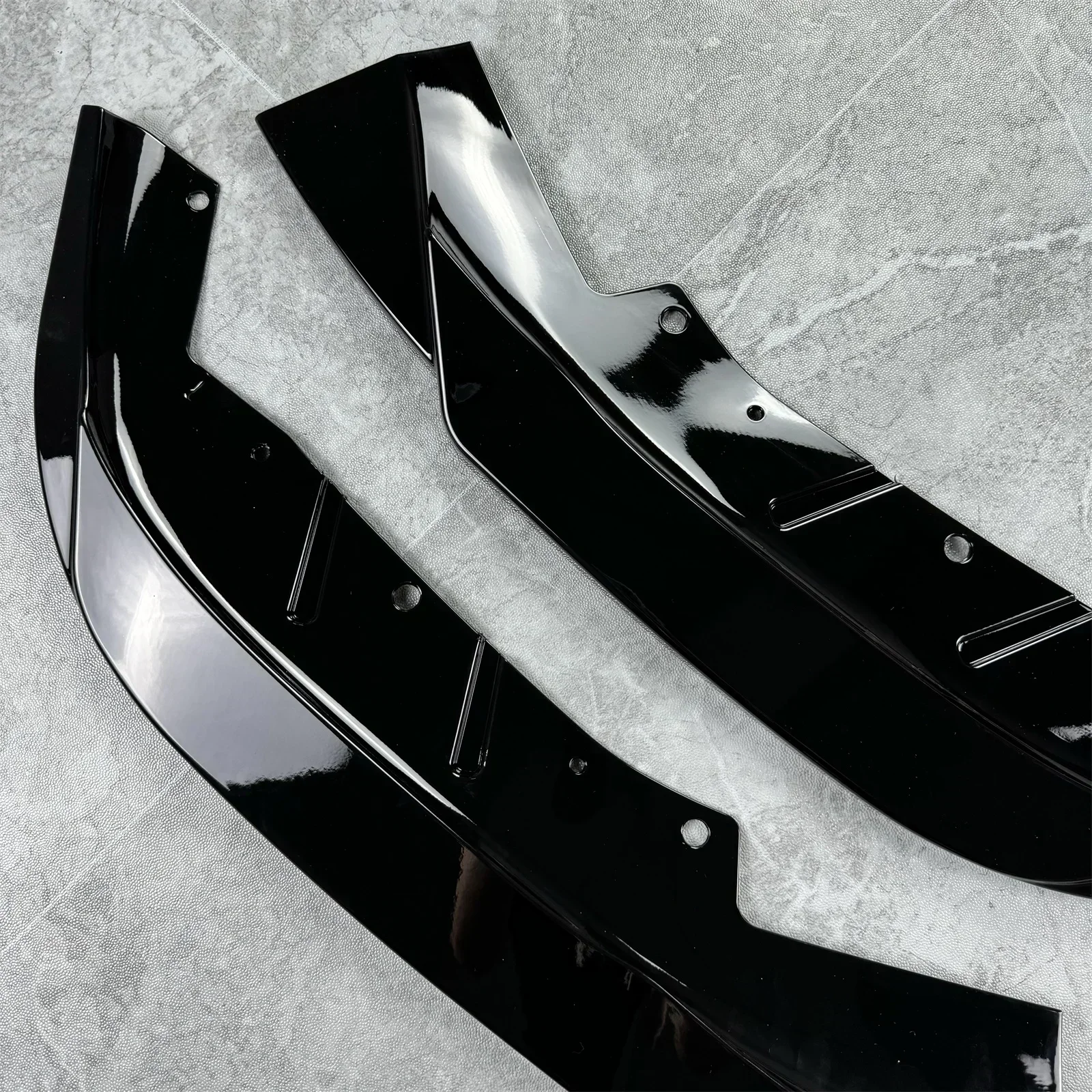 Для BMW 5 серии G30 525i 530i 2017-2020 автомобильный передний бампер спойлер лезвие для губ