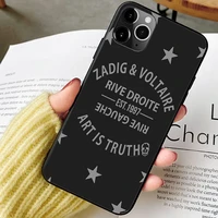 Luxury brand Coque phone case for iphone plus 7plus 8plus pro max phone cover New design zadig voltaire