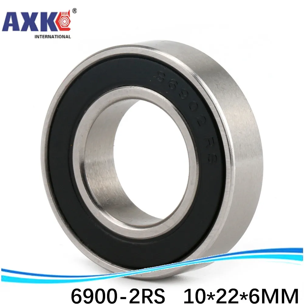 

(1 шт.) экологически чистые подшипники из нержавеющей стали SUS440C с коррозионной устойчивостью (резиновая уплотнительная крышка) Φ 10*22*6 мм