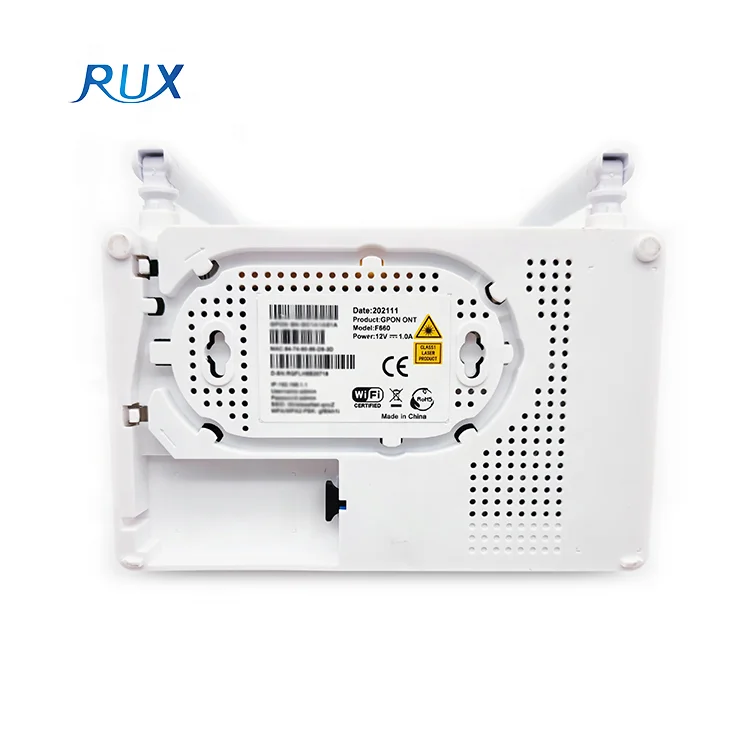 Оптический сетевой терминал FTTH GPON ONU ONT 1GE+3FE+1POTS+1USB 2.4G WIFI F660 с английской прошивкой (art.: 3920dc2415d02) - 3920dc2415d02