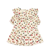 cute floral dog dress summer cat skirt puppy small dog costume dresses pomeranian yorkie poodle bichon maltese dog clothes xs