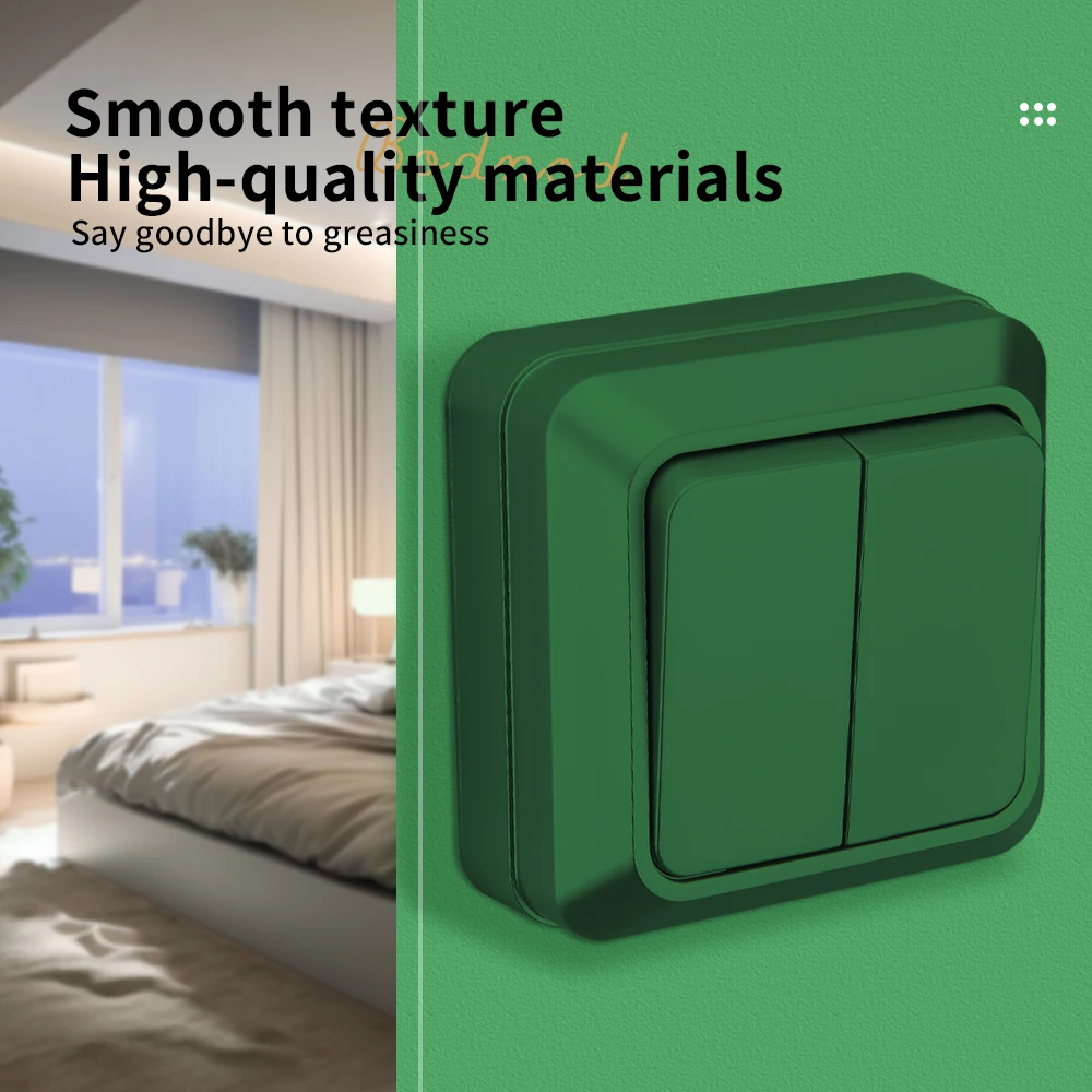 WESA зеленая настенная поверхность стандарт ЕС Классический пластиковый наружный