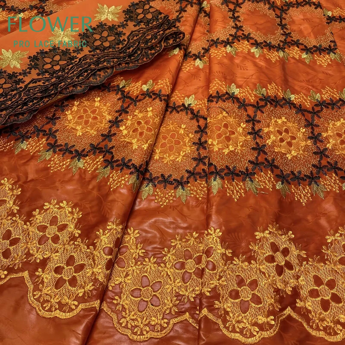 5 + 2 ярда первое качество Bazin Riche с парчовой вышивкой 160 см XXL духи 70*60 100% хлопок