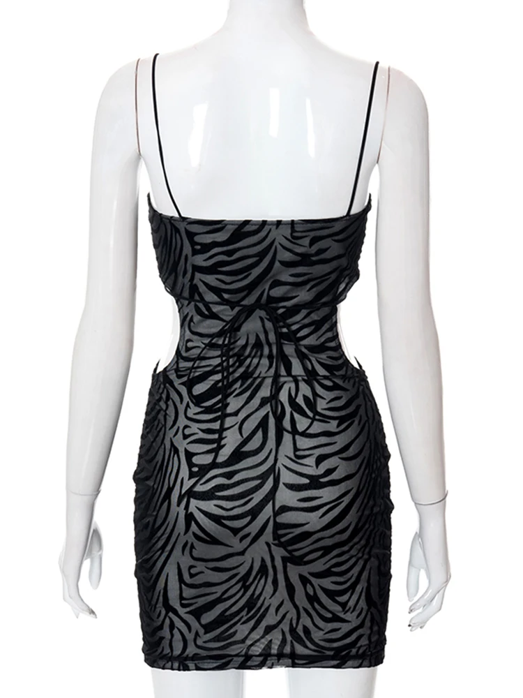 Женское Двухслойное Сетчатое платье Sanches летнее облегающее короткое на