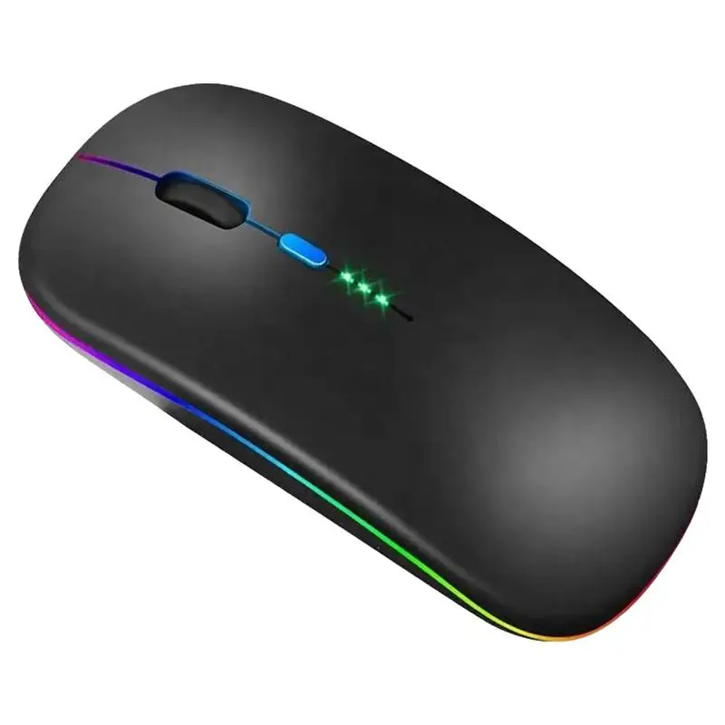 

Dual Mode Wireless 2.4G Wireless Mouse One-Click Desktop Function Type-C Rechargeable Silent Backlight Mice For Laptop PC