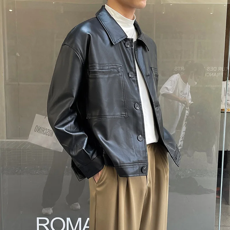 Mens Streetwear Korean Bomber Jacket Men Outwear