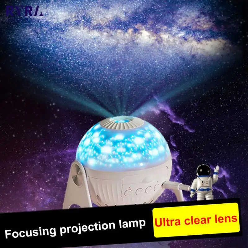 

360° Adjustable 7 In 1 Star Night Lights Projector For Ceiling Kids Room Decor Nebula Star Projector LED Lamp Galaxy Projector