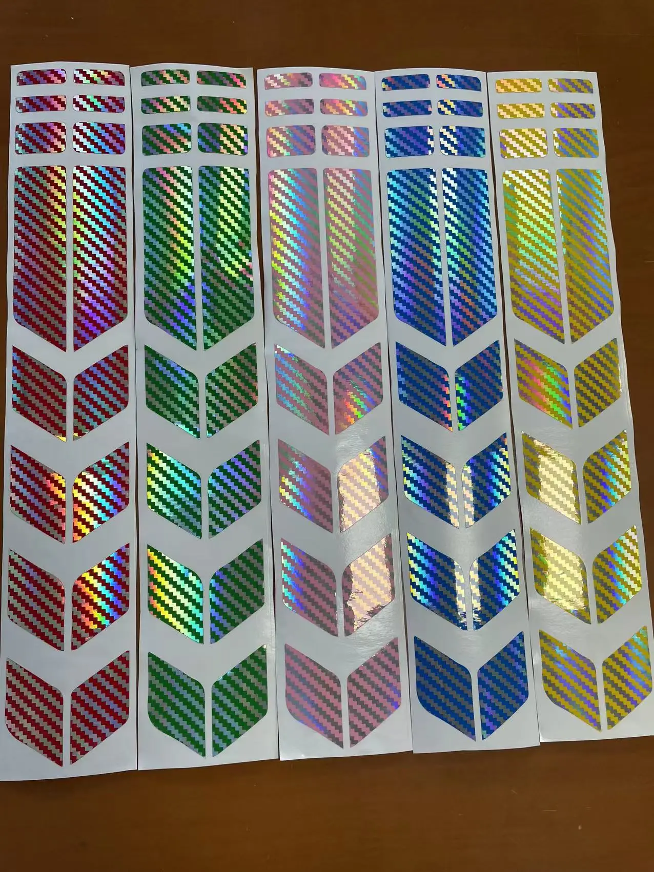 

Motorcycle Sticker Carbon Fiber Laser Arrow Stripe Stickers Auto Vinyl Decals For Moto YAMAHA Tmax Honda Suzuki Kawasaki Vespa