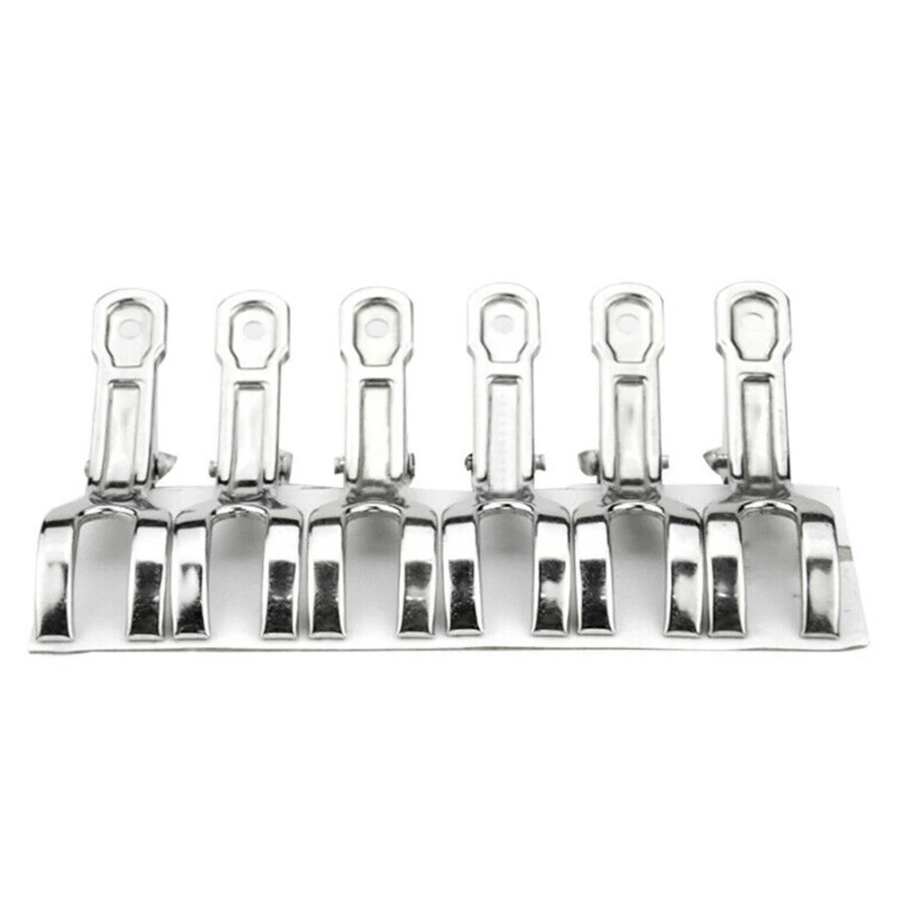 

Open Clip Cloth Clip Bathroom Garden Multifunctional Quilt Clip Rust-proof Stainless Steel Washcloths Clip Windproof