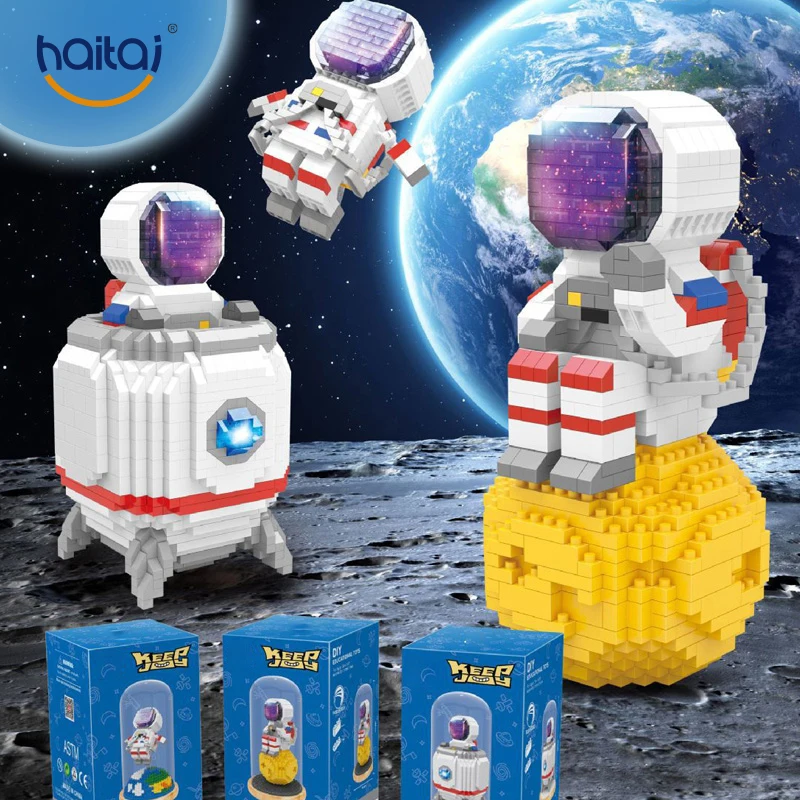 

2022 New Space Astronaut Building Blocks Children's Educational Assembly Toy Building Blocks Tiny Particle Building Blocks