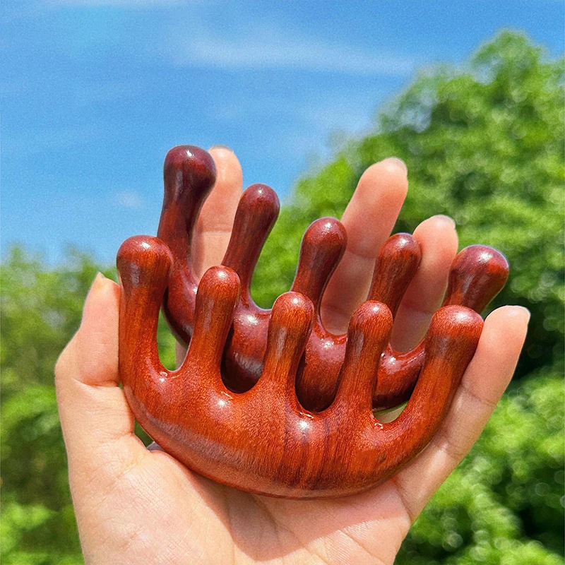 Массажная Расческа Для Ног Pentapod Meridian SanDALOVA Деревянная Щетка Волос Анти-волосы