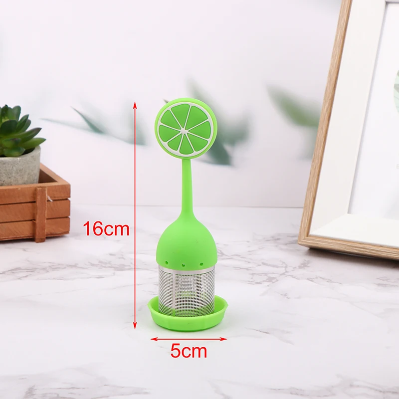 1pc Stainless Steel Flamingo Fruits Tea Ball Leaf Tea Strainer For Brewing Device Herbal Spice Filter Kitchen Tools Tea Infuser  images - 6