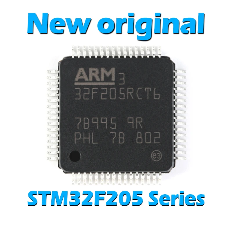 

5PCS New Original STM32F205RCT6 STM32F205VET6 STM32F205ZGT6 STM32F205RET6 STM32F205VGT6 STM32F205VCT6 STM32F205ZET6 LQFP