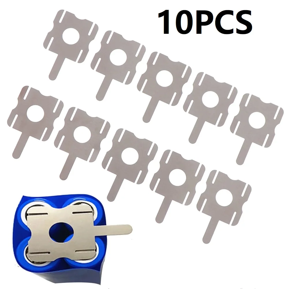 

10Pcs 4S 18650 Lithium Battery Pack Replace Spot Weldable U-Shaped Welding Nickel Plated Steel Soldering Part Tools
