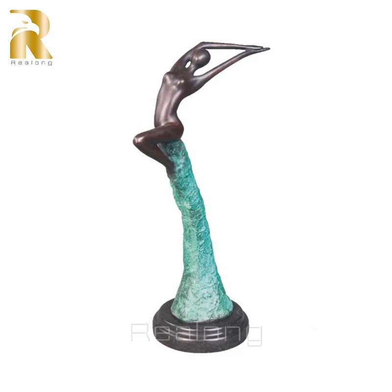 

Abstract Female Bronze Statue Bronze Hot Casting Modern Art Woman Sculpture For Home Decor Ornament Anniversary Classy Gifts