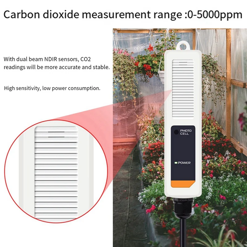 Смарт-контроллер CO2 Agc30 двухканальный датчик NDIR дневной и ночной детектор