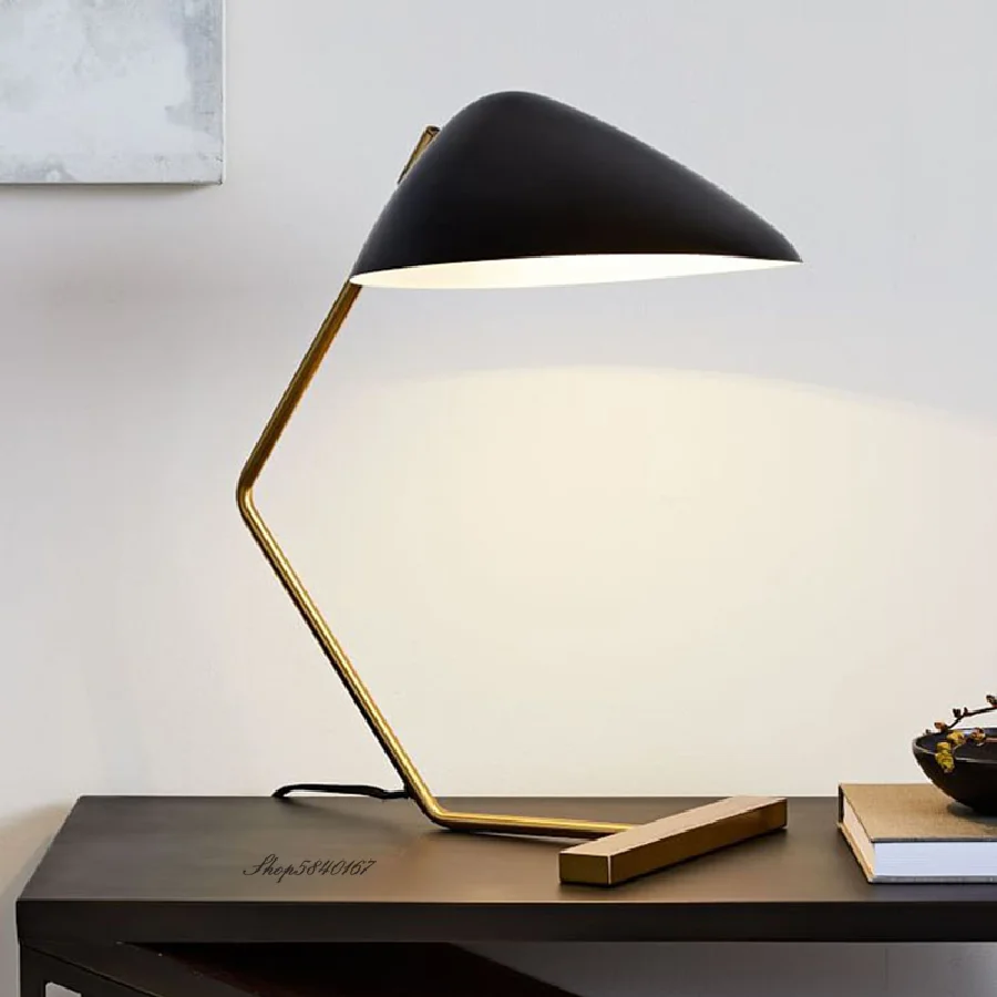

Nordic Modern Table Lamp Creative Duckbill Beside Lamp for Bedroom Living Room Study Desk Light Art Decor Black Iron Desk Lamp