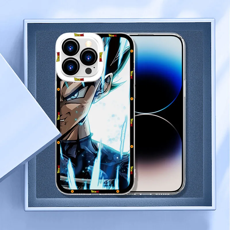 Anime  Dragons Balls Soft Case for iPhone 14 11 Pro Max 13 12 Mini XR XS X 8 7 6 6S Plus SE 2020 Silicone Shockproof Back Cover