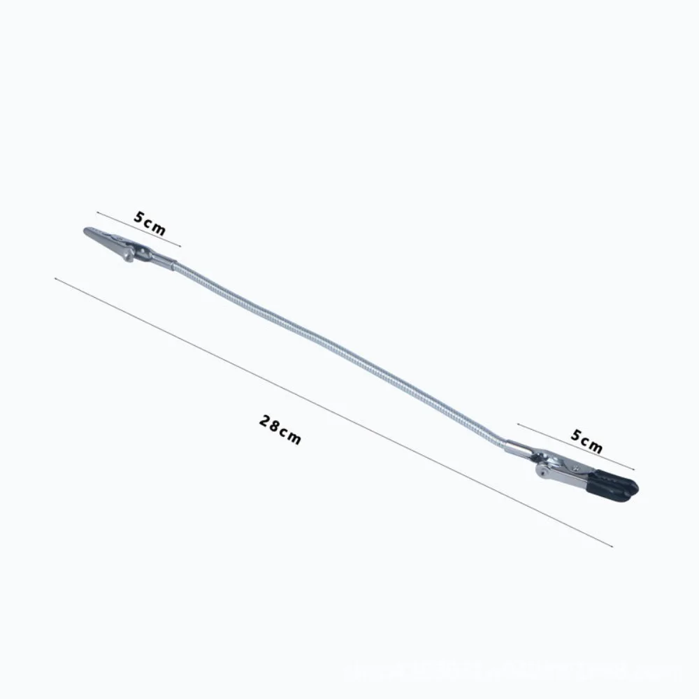 

Простой гибкий зажим для шланга из кожи аллигатора с двойной головкой, многофункциональный держатель для заметок, подставка для фотоклипа, офисная подставка