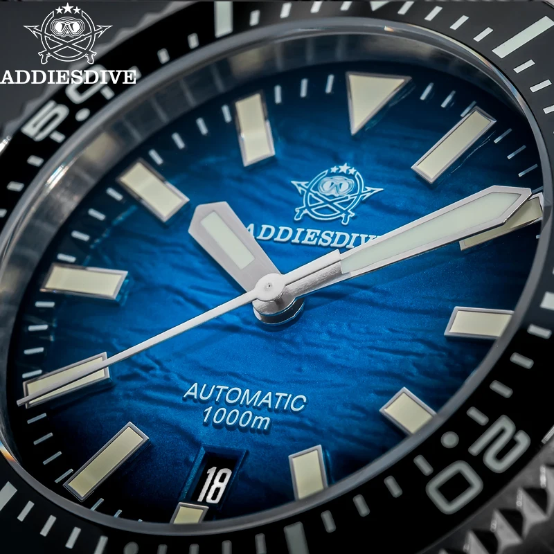 Мужские светящиеся часы из нержавеющей стали ADDIESDIVE BGW9 цвет в ассортименте