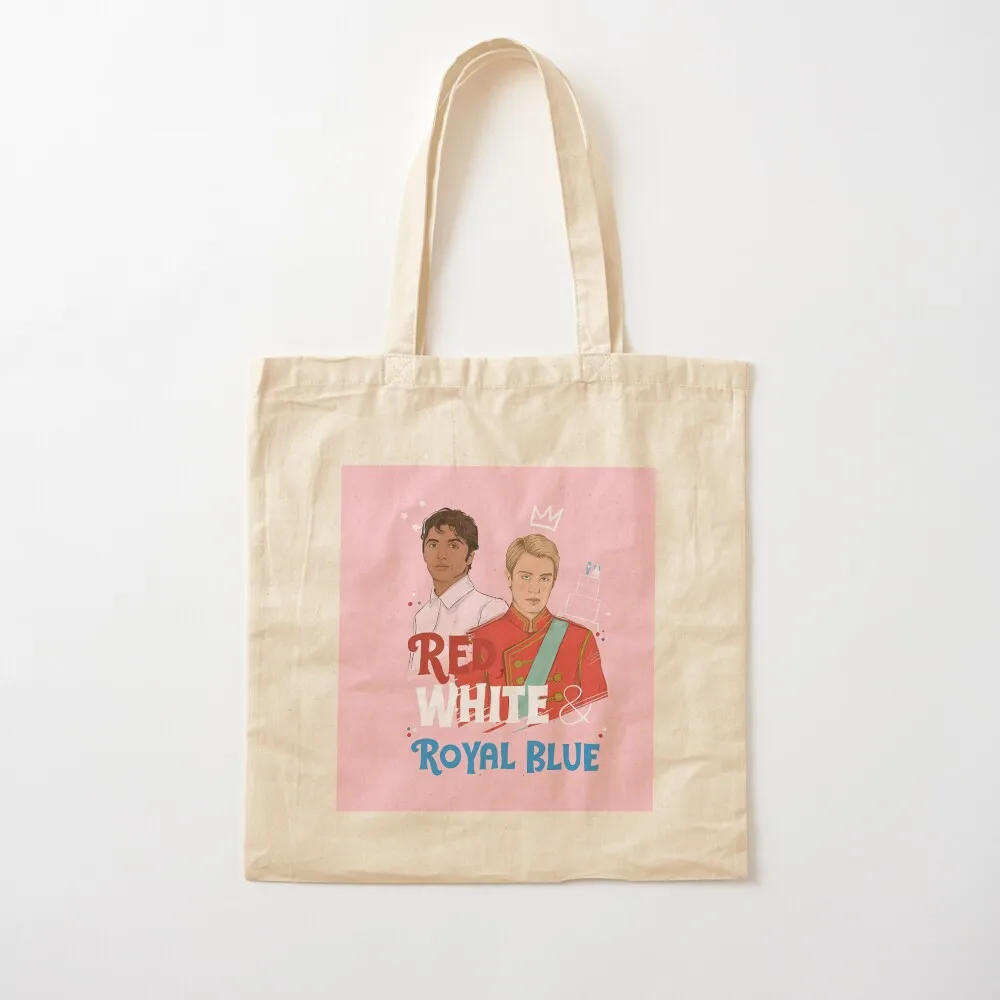 Красная белая и королевская синяя большая сумка Fery мужская пляжная парусиновая