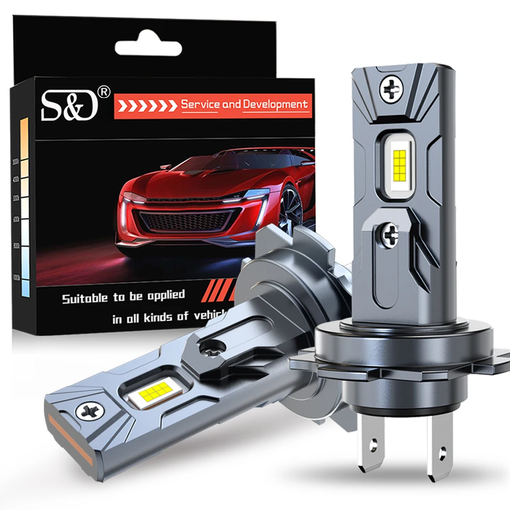 

20000LM H7 Светодиодная фара Canbus Mini Bulb 100W 3570 CSP для автомобильных фар Авто противотуманные фары H7 Led Автомобильные 6000K 12V