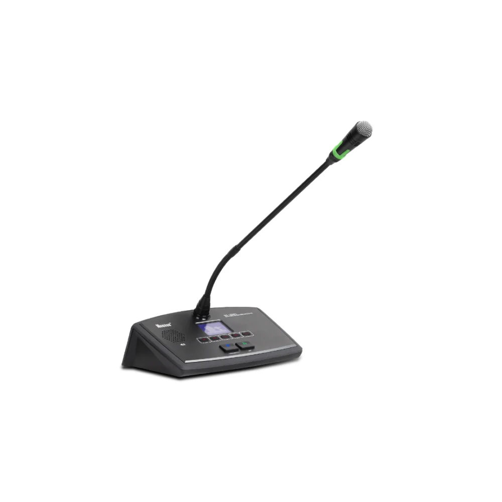 

High end low noise desktop gooseneck type conference microphone with speaker