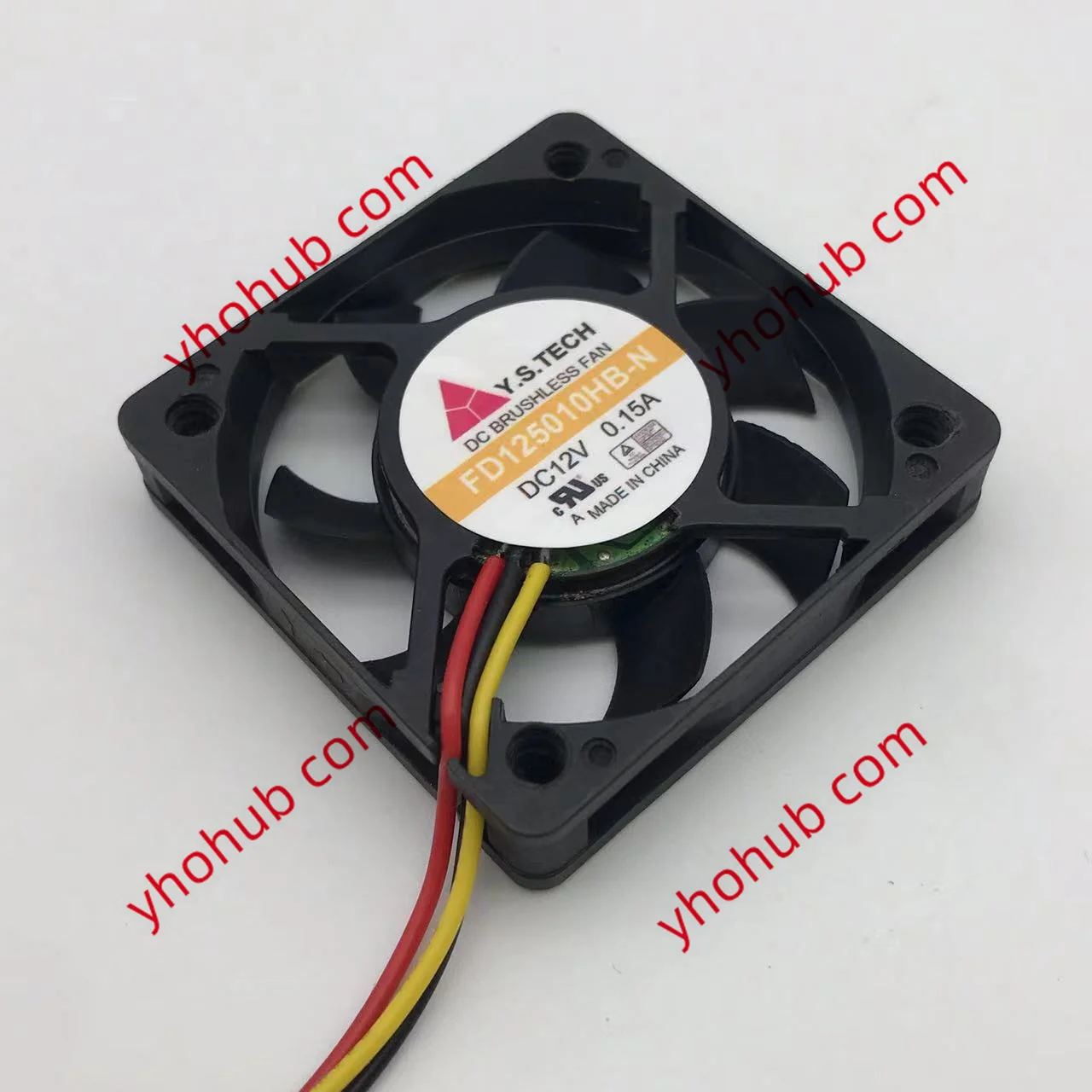 3-проводной серверный охлаждающий вентилятор Y.S TECH FD125010HB-N DC 12 В 0,15 а 50x50x10 мм