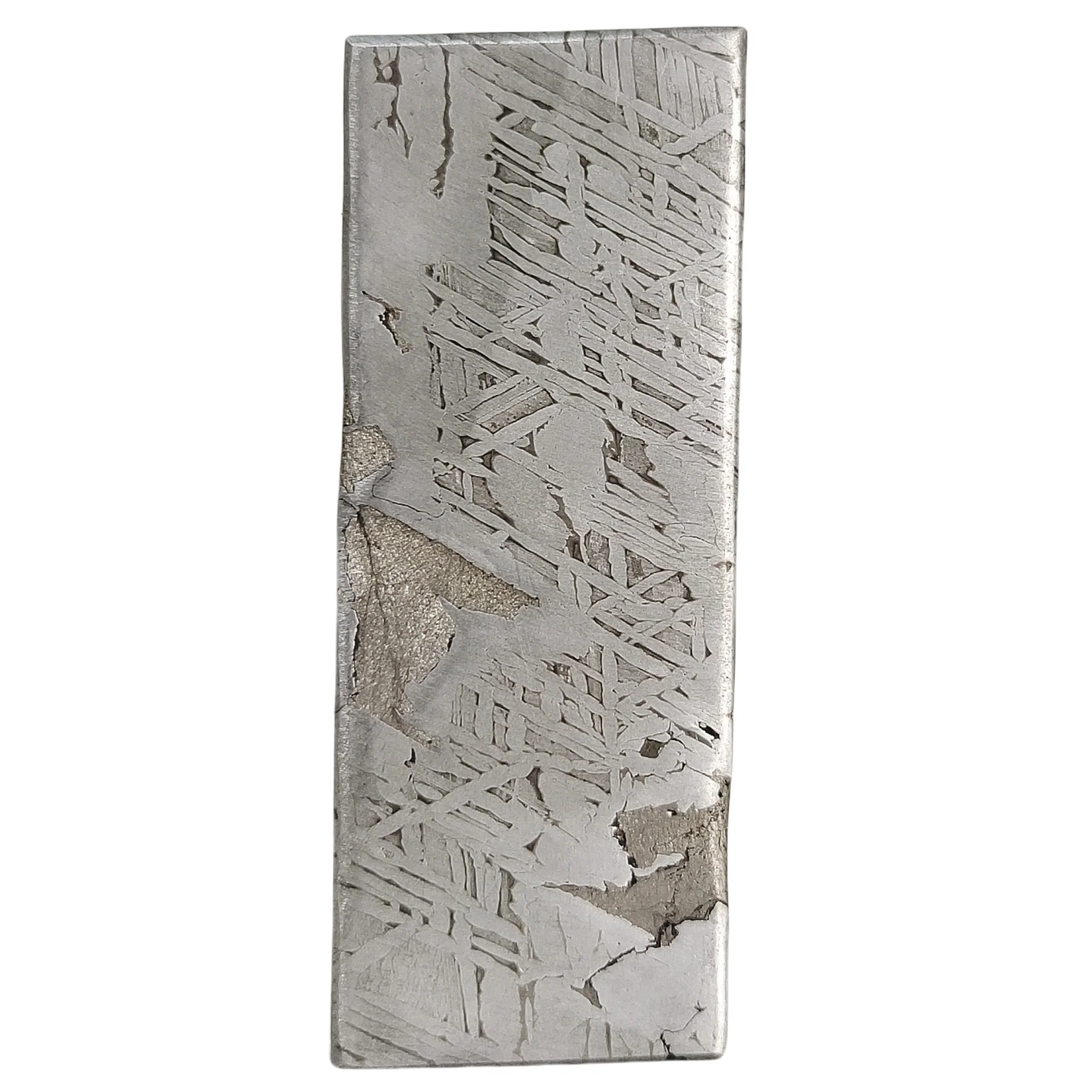 57 г Kawałek метеорита Muonionalusta Образец натурального железного Коллекция ломтиков -TC518