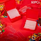 60 шт., Многоразовые водонепроницаемые клейкие ленты из ПВХ