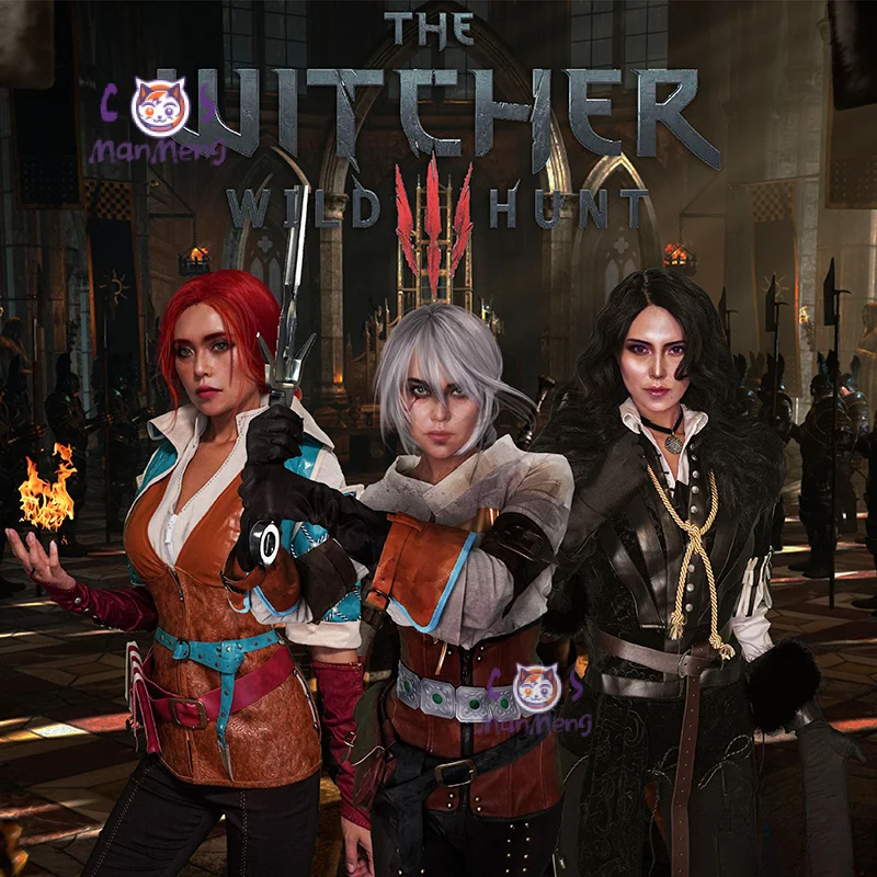 Женский костюм для косплея Yennefer из Vengersberg Witcher 3